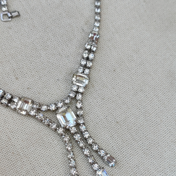 Vintage Albert Weiss rhinestone necklace - Picture 7 of 10